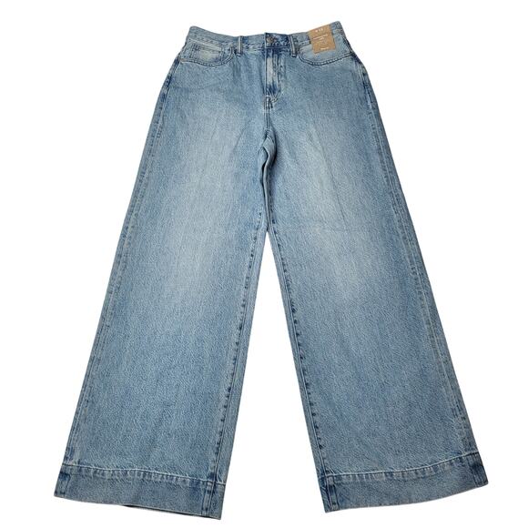 Madewell Superwide Wide Leg Jeans Light Lintz Wash Baggy Relaxed High Rise 28 - Picture 3 of 12